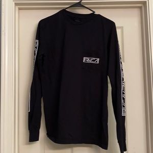 Men’s small black RVCA long sleeve standard fit